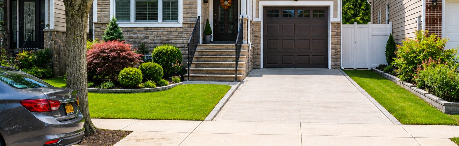 A homeowner's driveway ready to earn